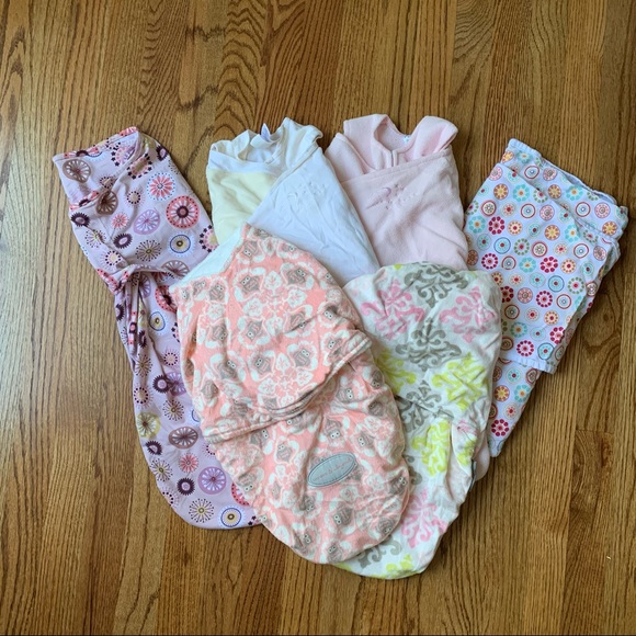 Just reduced Group of 6 swaddlers/sleep sacks Also listed separately in 3 pairs. - Picture 1 of 13